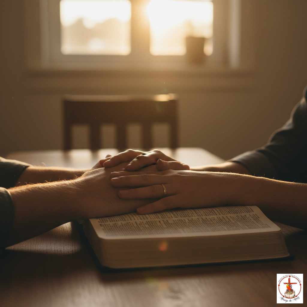Manos unidas en oración y fe